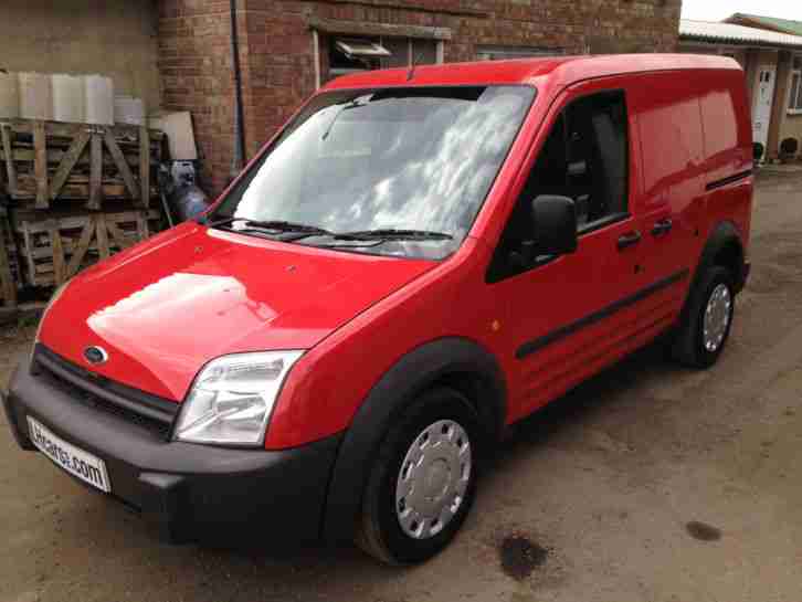 2006 FORD TRANSIT CONNECT L 200 TD SWB RED 73,599 MILES