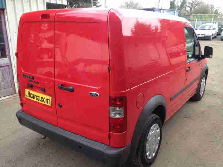 2006 FORD TRANSIT CONNECT L 200 TD SWB RED 73,599 MILES