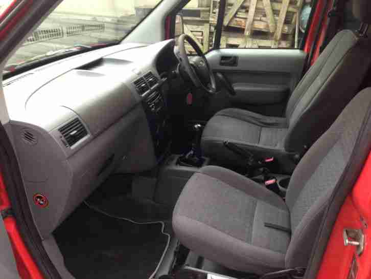 2006 FORD TRANSIT CONNECT L 200 TD SWB RED 73,599 MILES