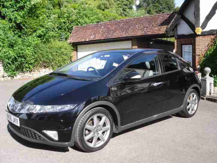 2006 HONDA CIVIC EX I-VTEC 5-door Hatchback Metallic Black