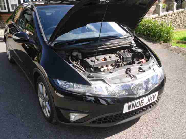 2006 HONDA CIVIC EX I-VTEC 5-door Hatchback Metallic Black