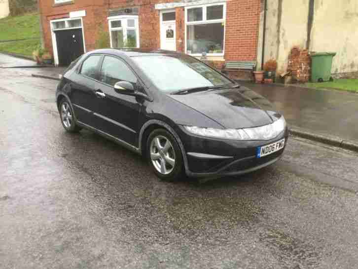 2006 HONDA CIVIC SE I CTDI BLACK CAT C DAMAGED REPAIRED SPARES OR REPAIR
