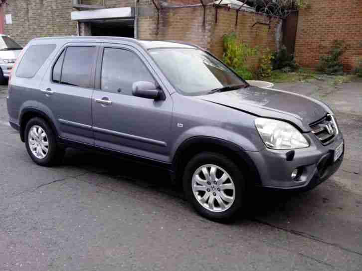 2006 HONDA CR-V I-CTDI SPORT GREY DAMAGED REPAIRABLE SALVAGE