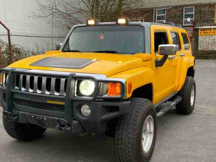 2006 HUMMER H3 3.5 DRIVE YELLOW MODIFIED OFF-ROADERLHD FRESH IMPORT AMERICAN SUV