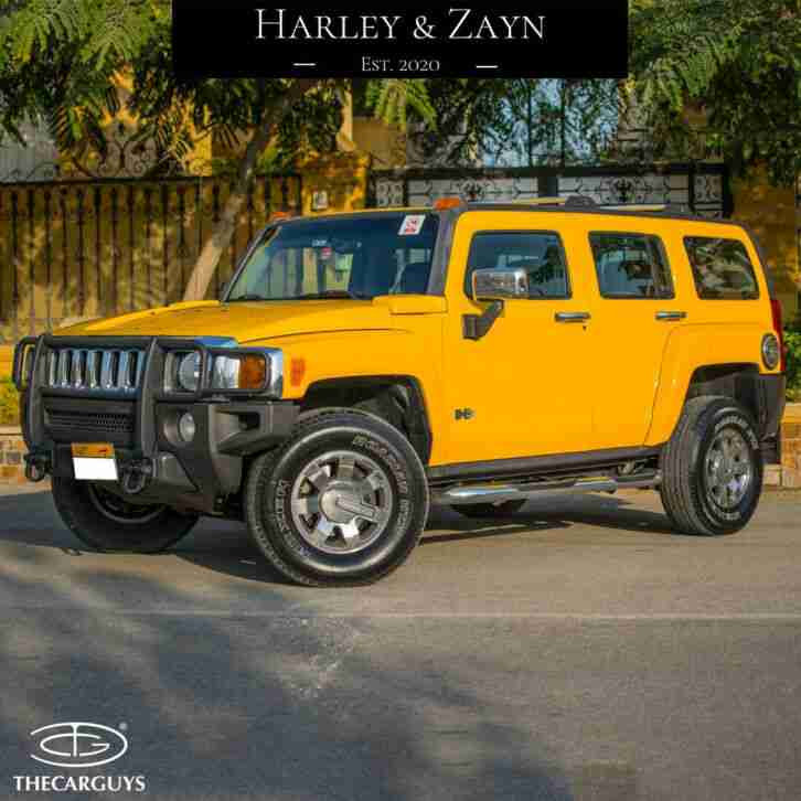 2006 HUMMER H3 3.5L YELLOW LHD AMERICAN SUV DUBAI GCC SPECS RUST FREE