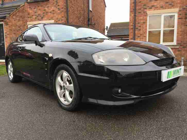 2006 HYUNDAI COUPE S BLACK 1.6 WITH ONLY 49001 MILES