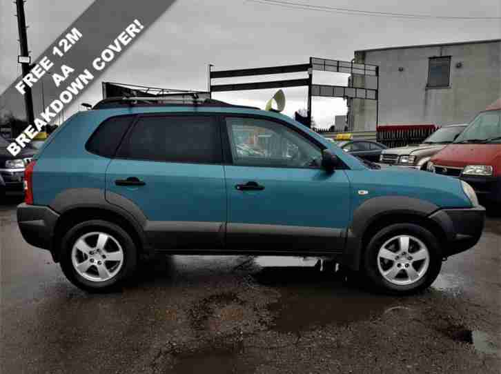 2006 HYUNDAI TUCSON 2.0 GSI CRTD 111 BHP+P/X WELCME+AUTO+ELEC-SUNROOF+4WD OPTION