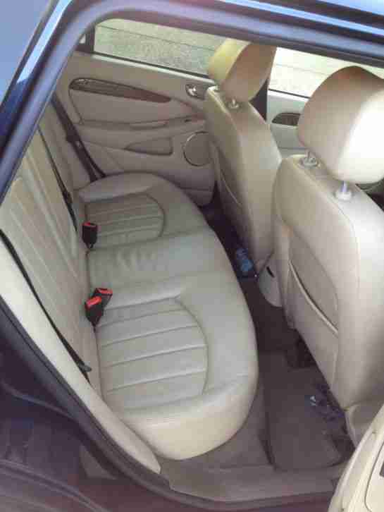 2006 JAGUAR X-TYPE ESTATE SE AWD AUTO BLUE 4WD FSH LEATHER SAT NAV