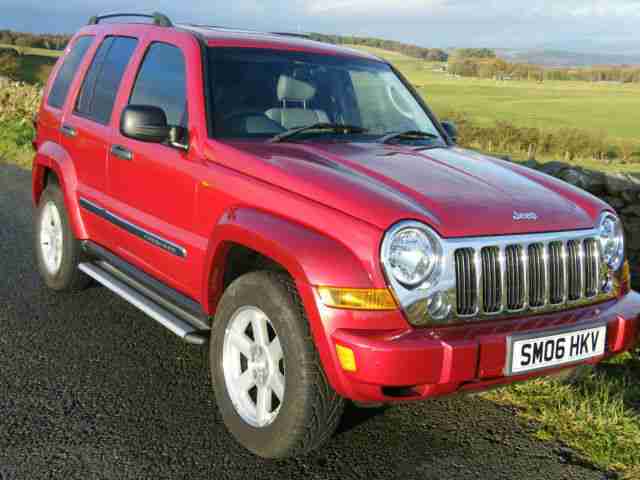 2006 JEEP CHEROKEE LIMITED CRD RARE RED 4x4