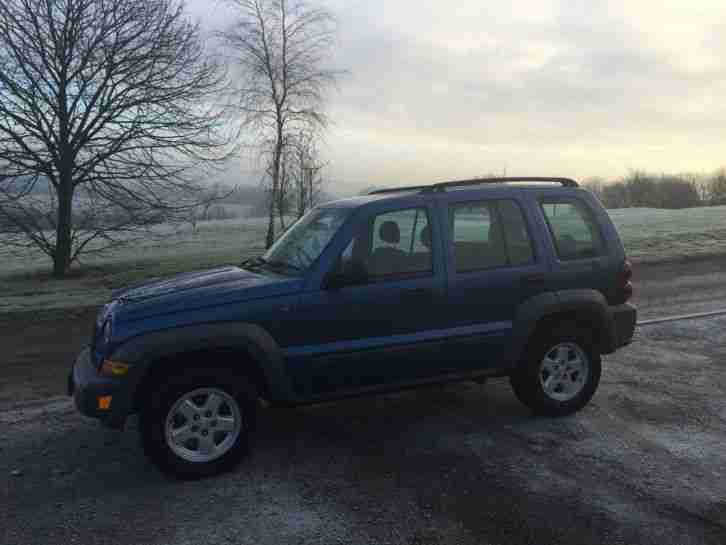 2006 JEEP CHEROKEE SPORT DIESEL 6 SPEED. 4WD. 68000 MILES WITH HISTORY. MANUAL.