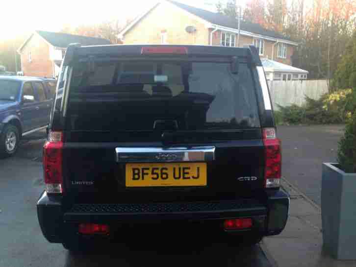 2006 JEEP COMMANDER LIMITED CRD A BLACK 85000 MILES MOT & TAX FSH