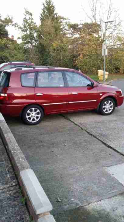 2006 KIA CARENS LE CRDI RED