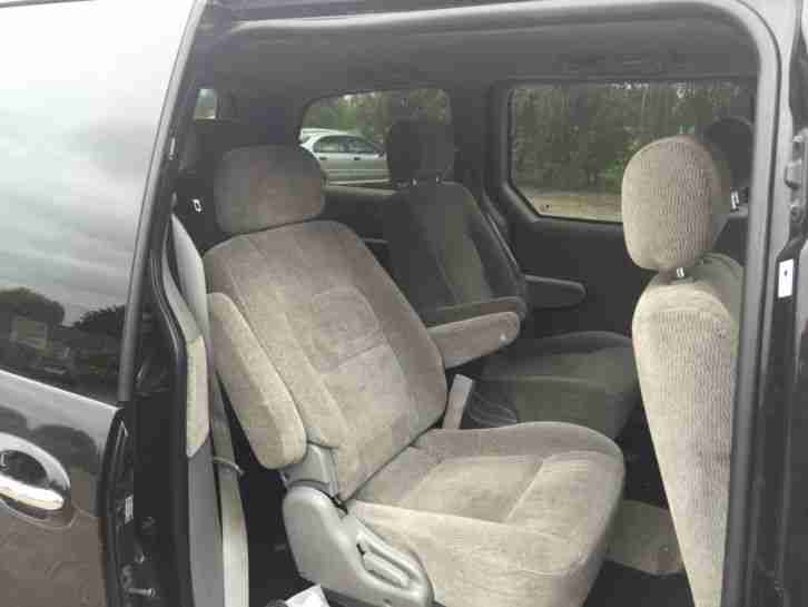 2006 KIA SEDONA CRDI LE AUTO BLACK YEARS MOT PEOPLE CARRIER 7 SEATER