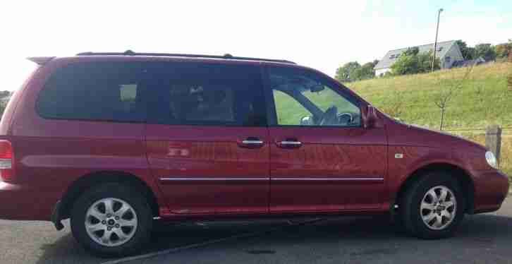 2006 KIA SEDONA LE RED