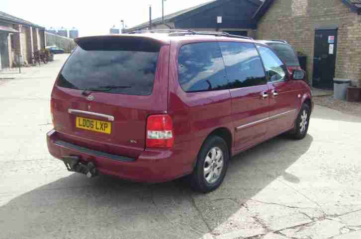 2006 Kia Sedona LE 2.9CRDi Diesel Auto in Met Red *7 Seater**Drives Very Well*