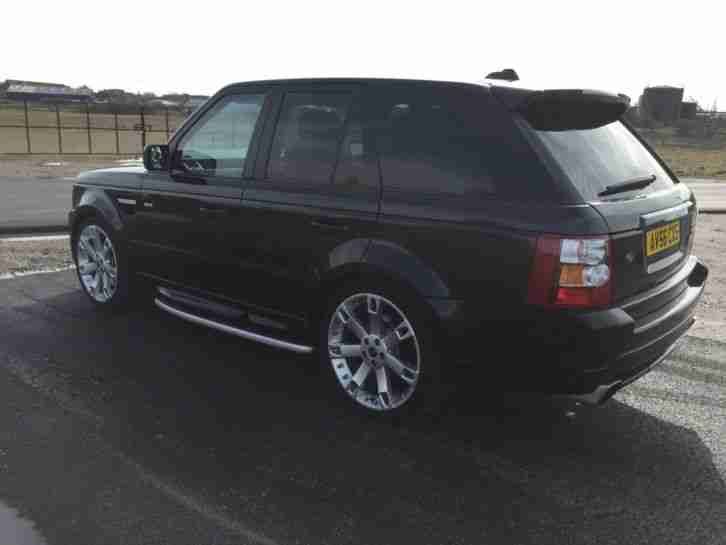 2006 LAND ROVER RANGE ROVER SPORT HST A BLACK 4.2 supercharged, top spec, may px