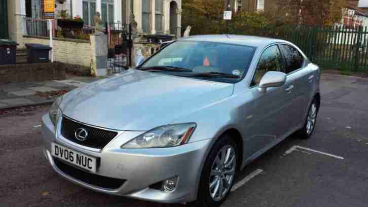 2006 LEXUS IS 220D SE SILVER. LONG MOT & TAX. PRICE REDUCED FOR FAST SALE