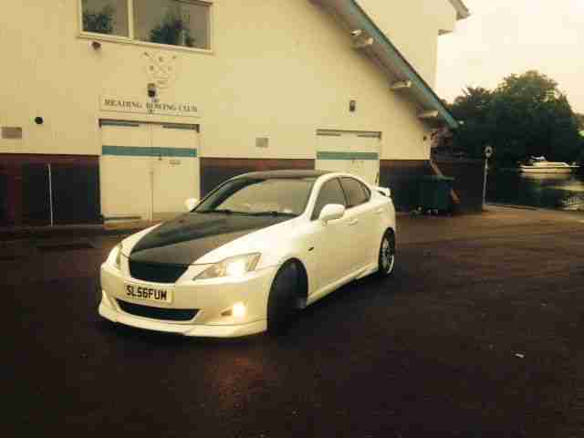 2006 LEXUS IS 220D SPORT WHITE Featured in FastCar magazine