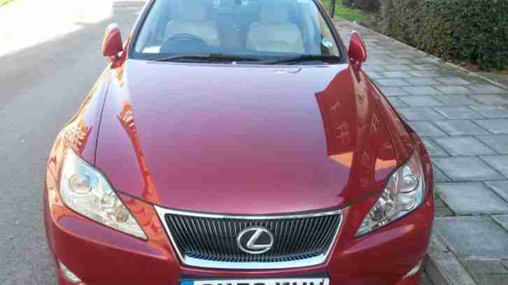 2006 LEXUS IS 250 SE AUTO RED