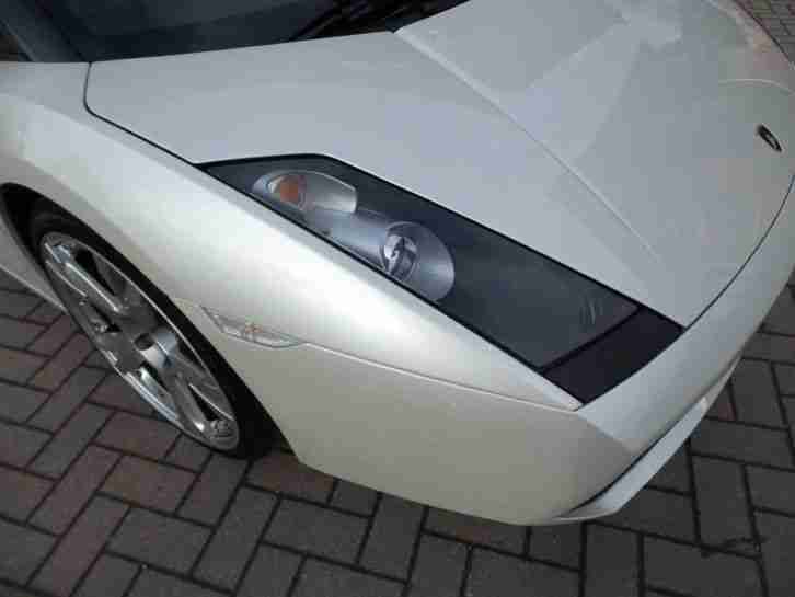 2006 Lamborghini Gallardo V10 SPYDER Rare Manual 6 Speed Gearbox Petrol White A