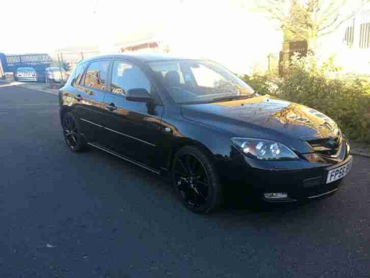 2006 MAZDA 3 2.0 SPORT BLACK FULL 12 MONTH MOT 18" BLACK MPS ALLOYS BOSE SOUND
