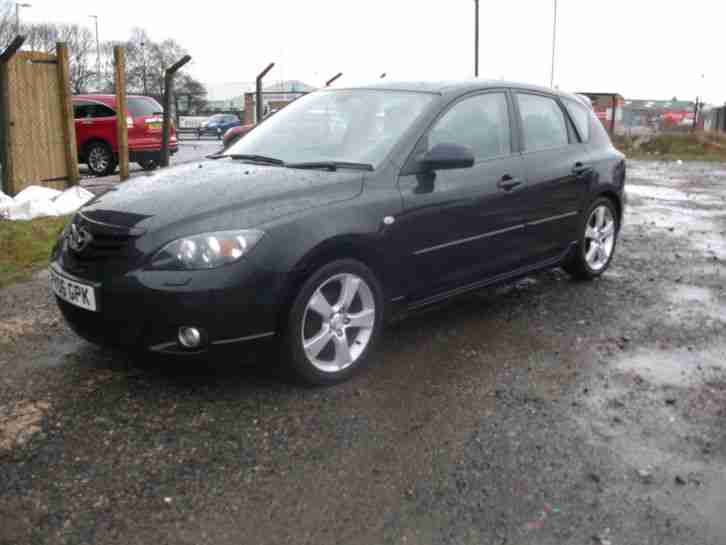 2006 MAZDA 3 SPORT BLACK 62000 MILES. FULL SERVICE, NEW MOT.BARGAIN