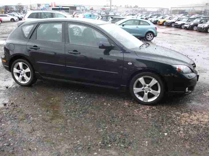 2006 MAZDA 3 SPORT BLACK 62000 MILES. FULL SERVICE, NEW MOT.BARGAIN