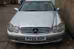 2006 MERCEDES CLK200 K ELEGANCE AUTO SILVER