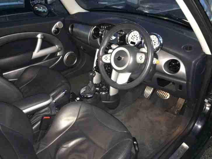2006 MINI COOPER S AUTO BLACK