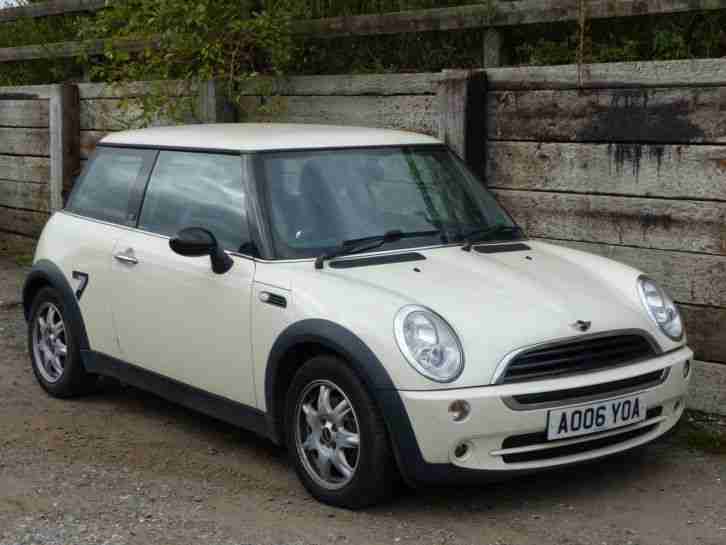 2006 MINI MINI ONE SEVEN WHITE (Spares or Repairs)