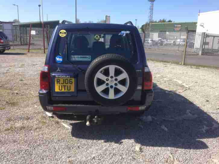 2006 MITSUBISHI SHOGUN FIELD DI-D AUTO BLUE