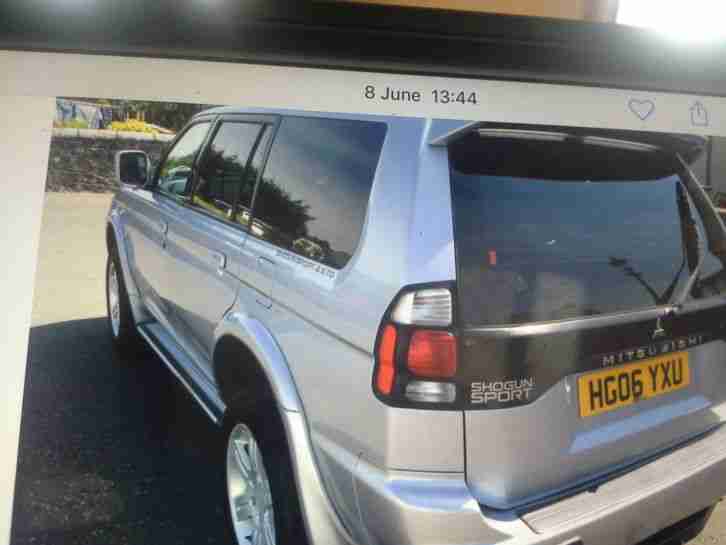 2006 MITSUBISHI SHOGUN SPORT WARRIOR TD SILVER