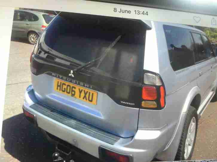 2006 MITSUBISHI SHOGUN SPORT WARRIOR TD SILVER