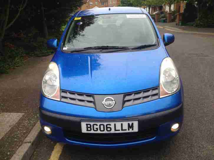 2006 NISSAN NOTE SE AUTO BLUE Low Mileage 48k Mile Service History Only 2 owners