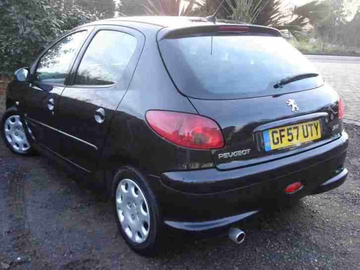 2006 PEUGEOT 206 1.4 LOOK, 5 DOOR,AIR CON,BLACK