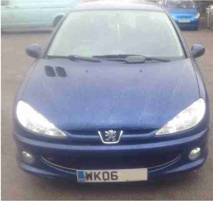 2006 PEUGEOT 206 VERVE 1.4 HDI BLUE DAMAGED REPAIRED SALVAGE