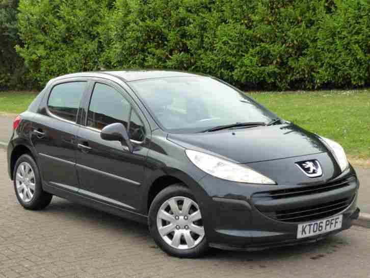 2006 PEUGEOT 207 S 1.4 FULL SERVICE HISTORY 12 MONTHS MOT BLACK