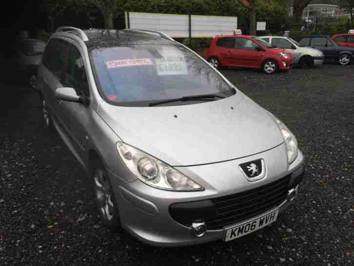 2006 PEUGEOT 307 SW SE HDI 110 SILVER