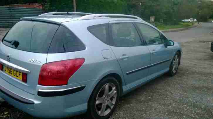 2006 PEUGEOT 407 SW SE HDI SILVER TAXED AND MOT