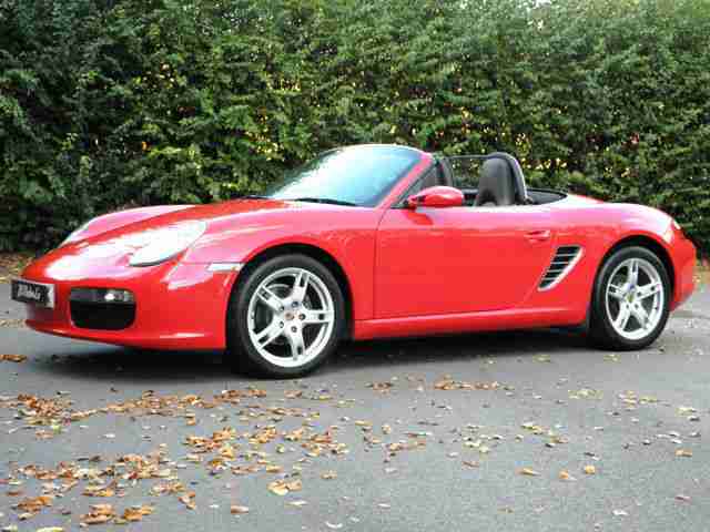 2006 Porsche Boxster 2.7 Guards Red Huge Spec only 40000 Miles