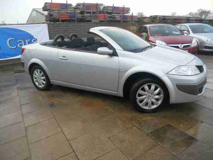 2006 RENAULT MEGANE DYNAMIQUE CONVERTIBLE, 1 FORMER KEEPER, FSH,12 MONTHS MOT
