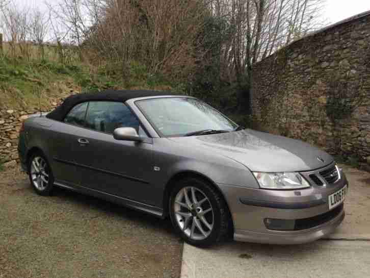 2006 SAAB 9-3 AERO 210 BHP GREY convertible