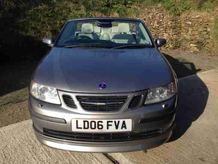 2006 SAAB 9-3 AERO 210 BHP GREY convertible