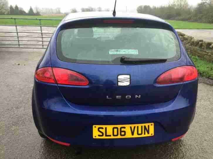 2006 SEAT LEON 1.6 REFERENCE BLUE