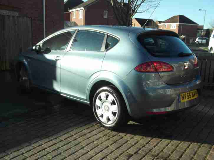 2006 SEAT LEON 1.6 REFERENCE IN PEARL BLUE, 66000 MILES, FULL SERVICE HISTORY