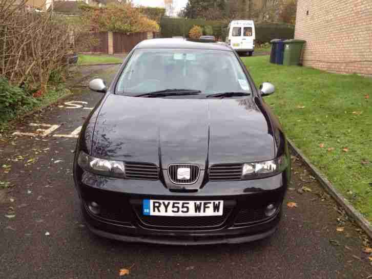 2006 SEAT LEON FR TDI BLACK - FSH - FACTORY CUPRA R KIT-