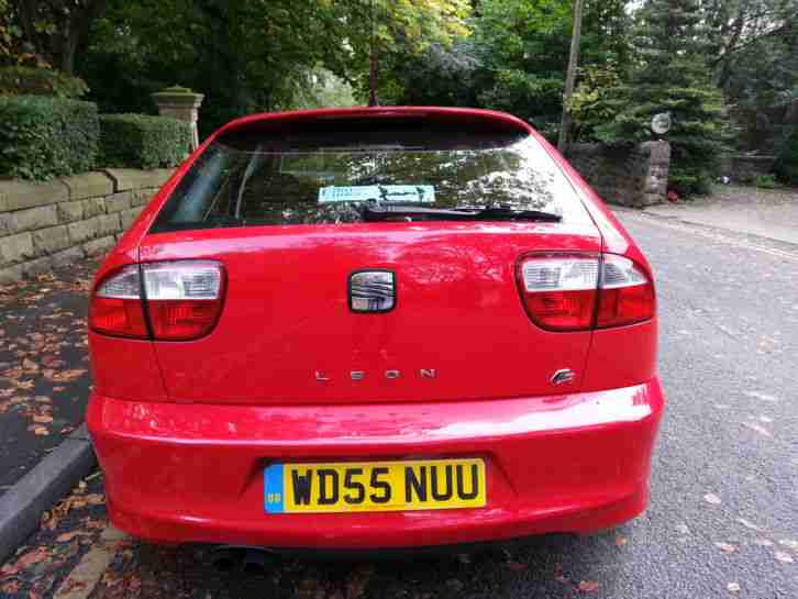 2006 SEAT LEON FR TDI RED ONE OWNER CUPRA R STYLING NEW TURBO AND CAMBELT