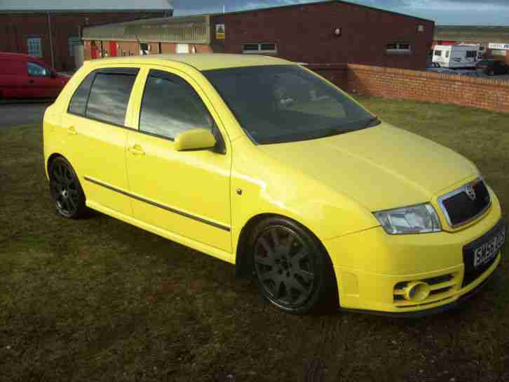 2006 SKODA FABIA VRS TDI PD 130 YELLOW PX WELCOME