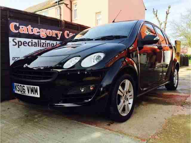 2006 SMART FORFOUR PASSION BLACK [PANORAMIC ROOF, 12 MONTHS MOT, RECENT SERVICE]