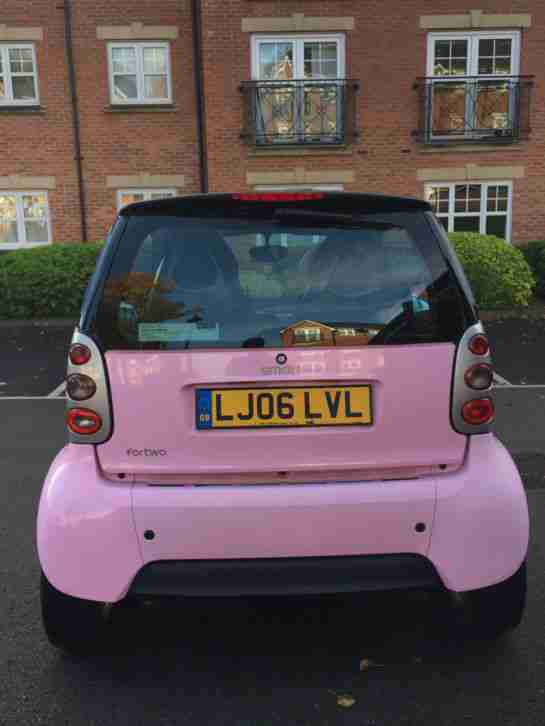 2006 SMART FORTWO 0.7 PASSION PINK AUTO -12 MONTHS MOT-£20 TAX-10 SERVICE STAMPS